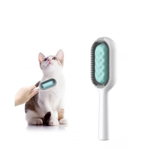 Щітка для сухого та вологого вичісування собак та котів Pet Gravity 4в1 Pet Grooming Com